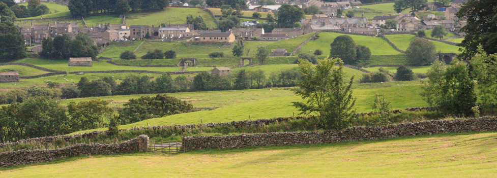 The Town surrounded by hills The Town surrounded by hills