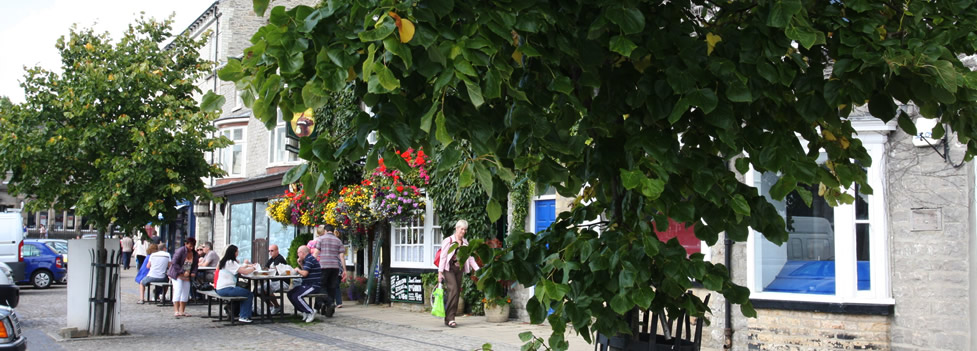 A row of shops A row of shops