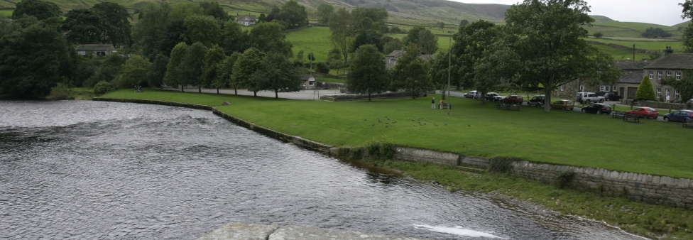 Wharfe river in Burnsall